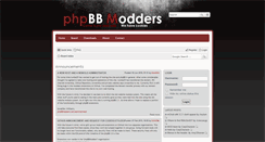 Desktop Screenshot of phpbbmodders.net